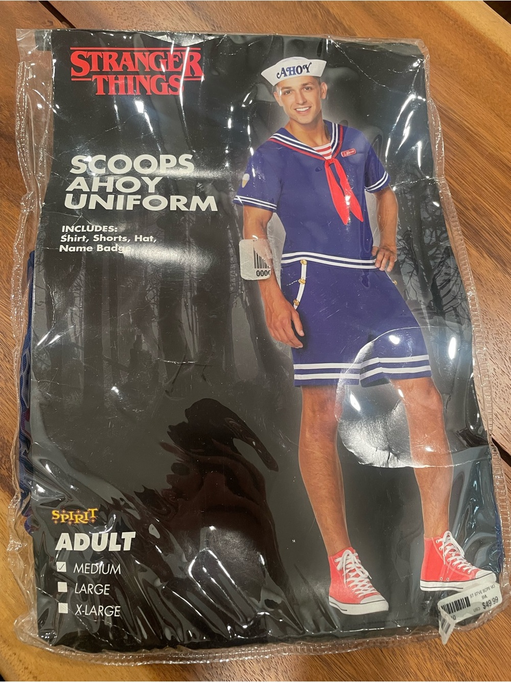 Stranger Things Scoops Ahoy Men’s Navy Sailor Costume
